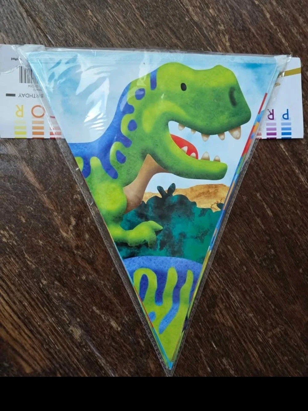 Dinosaur Party Banner And Table Cloth - Blue & Green Dino Design
